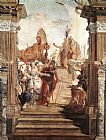 Giovanni Battista Tiepolo Canvas Paintings - The Meeting of Anthony and Cleopatra